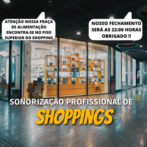 Sonorização de Shopping Center